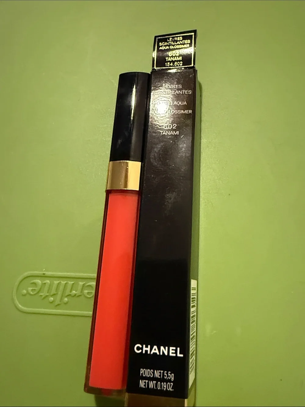 CHANEL Lip Gloss Tanami - Vibrant Coral Orange
